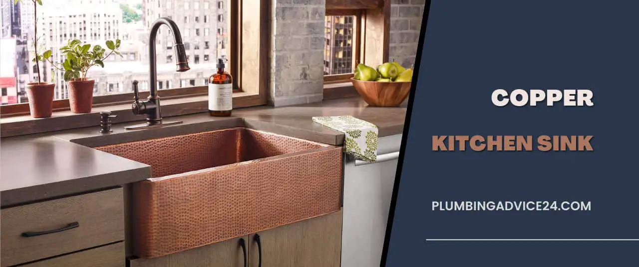 Copper kitchen sink