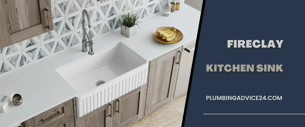 Fireclay kitchen sink