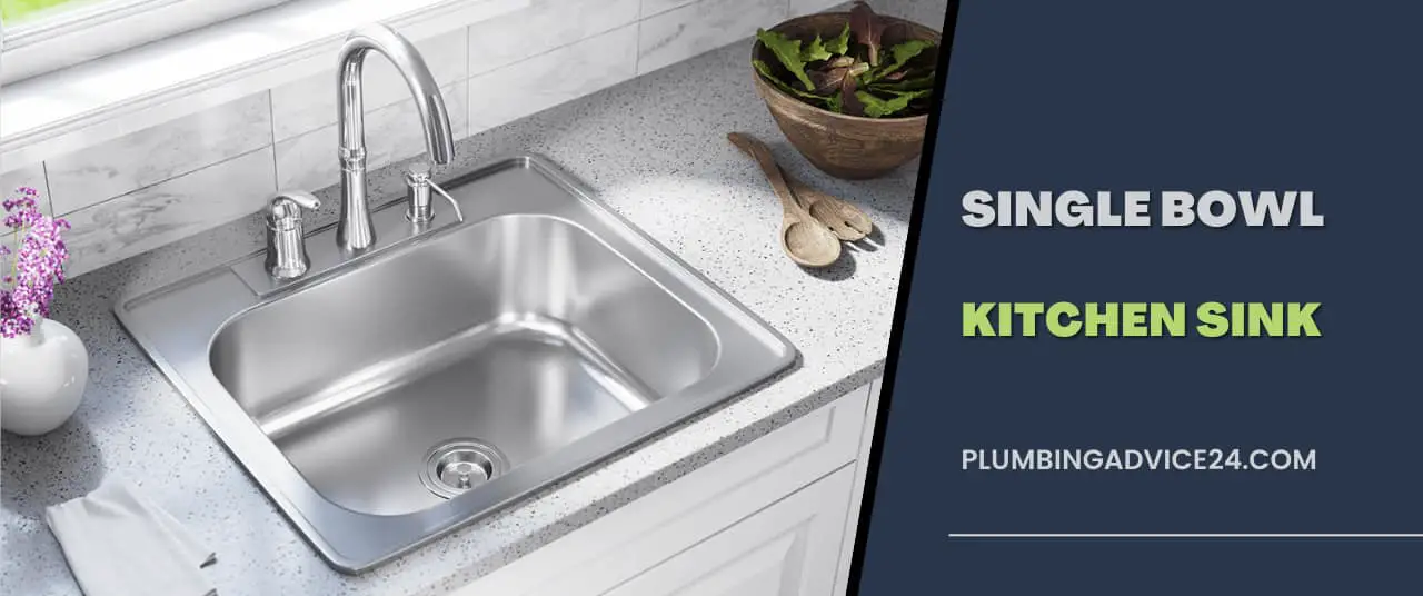 Single bowl kitchen sink