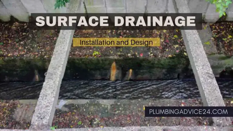 Surface drainage