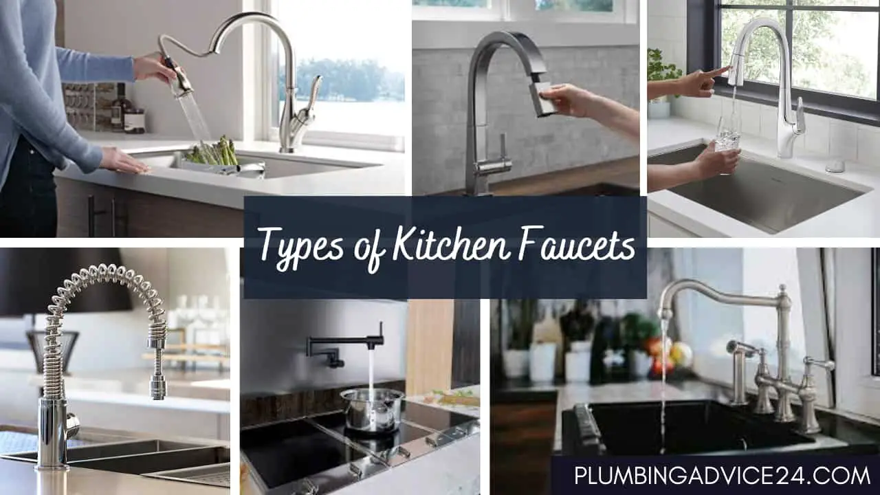 13 Different Types of Kitchen Faucets - Plumbing Advice24