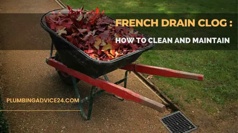 French drain clog (1)