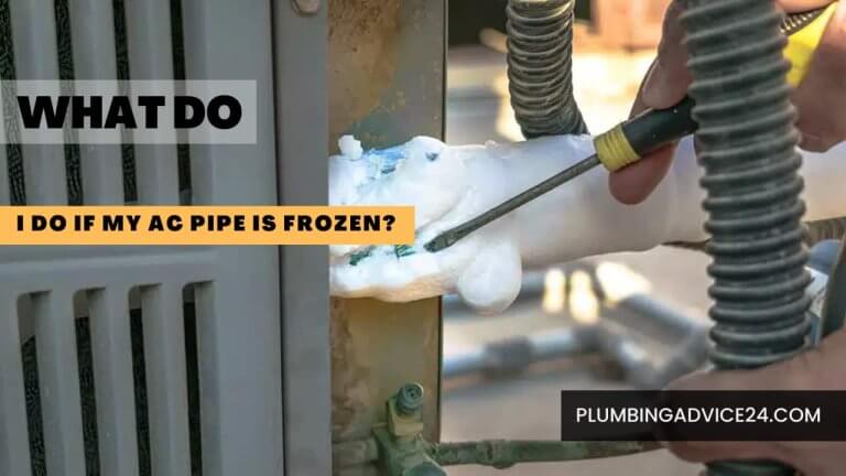 What Do I Do If My AC Pipe Is Frozen