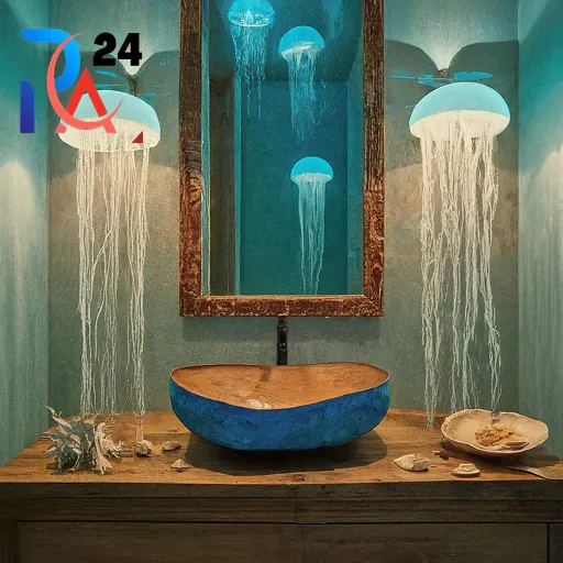 beach theme bathroom decore ideas11