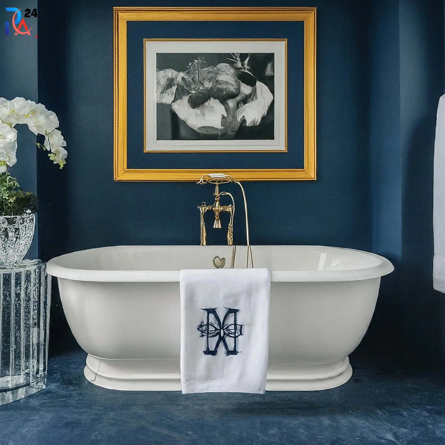 dark blue bathroom ideas31