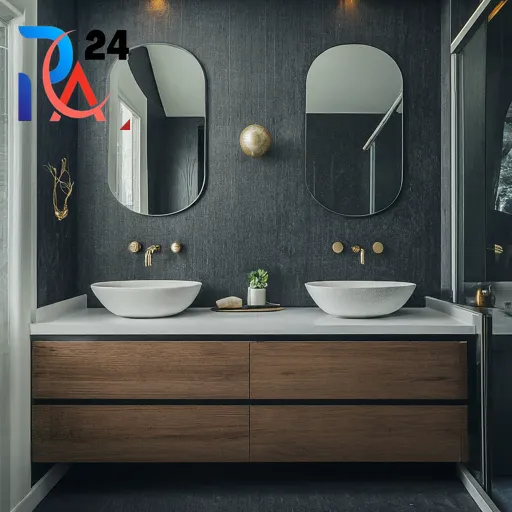 dark modern bathroom51