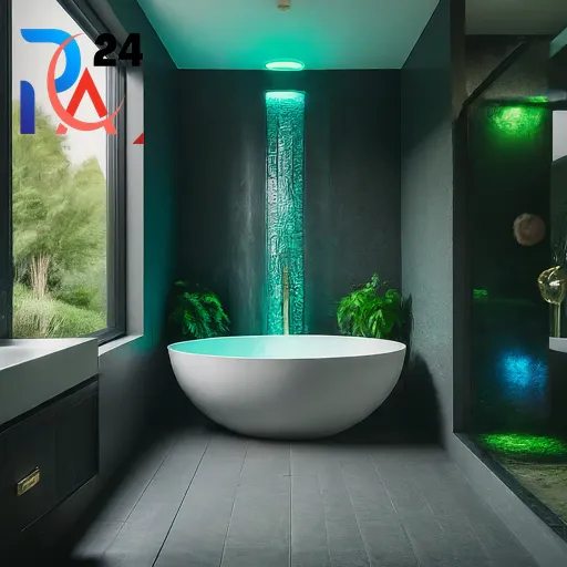 dark modern bathroom71