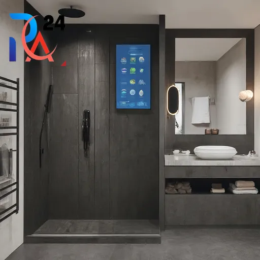 dark modern bathroom91