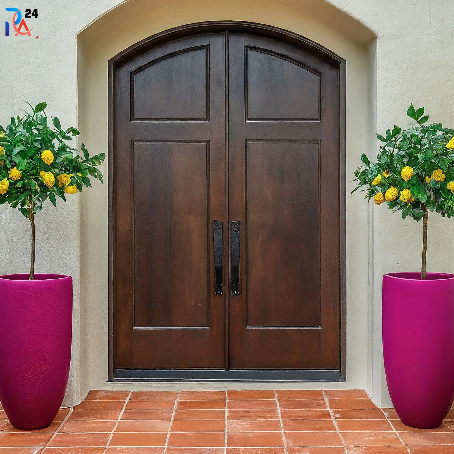 front door flower pot ideas121