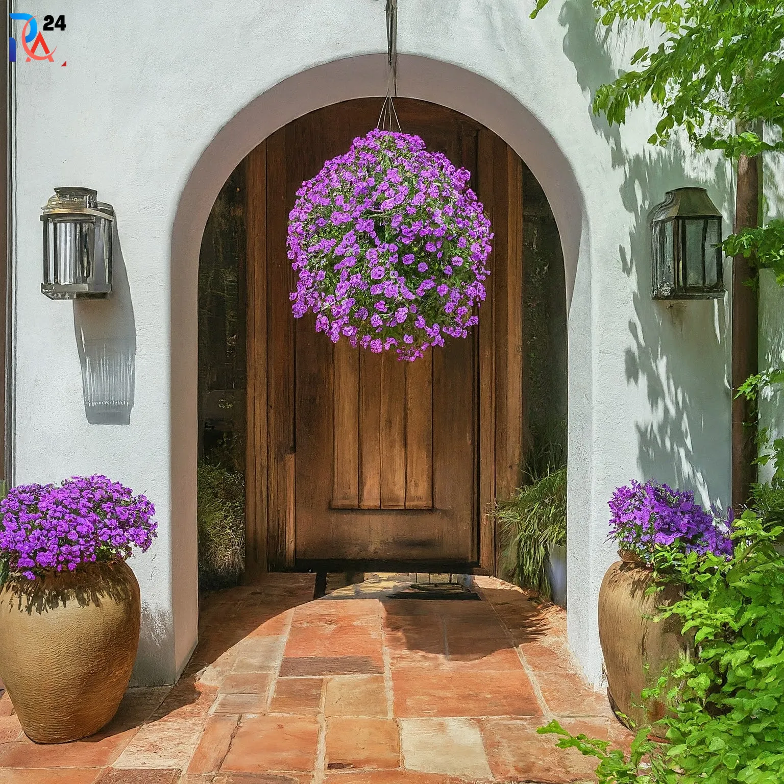 front door flower pot ideas301