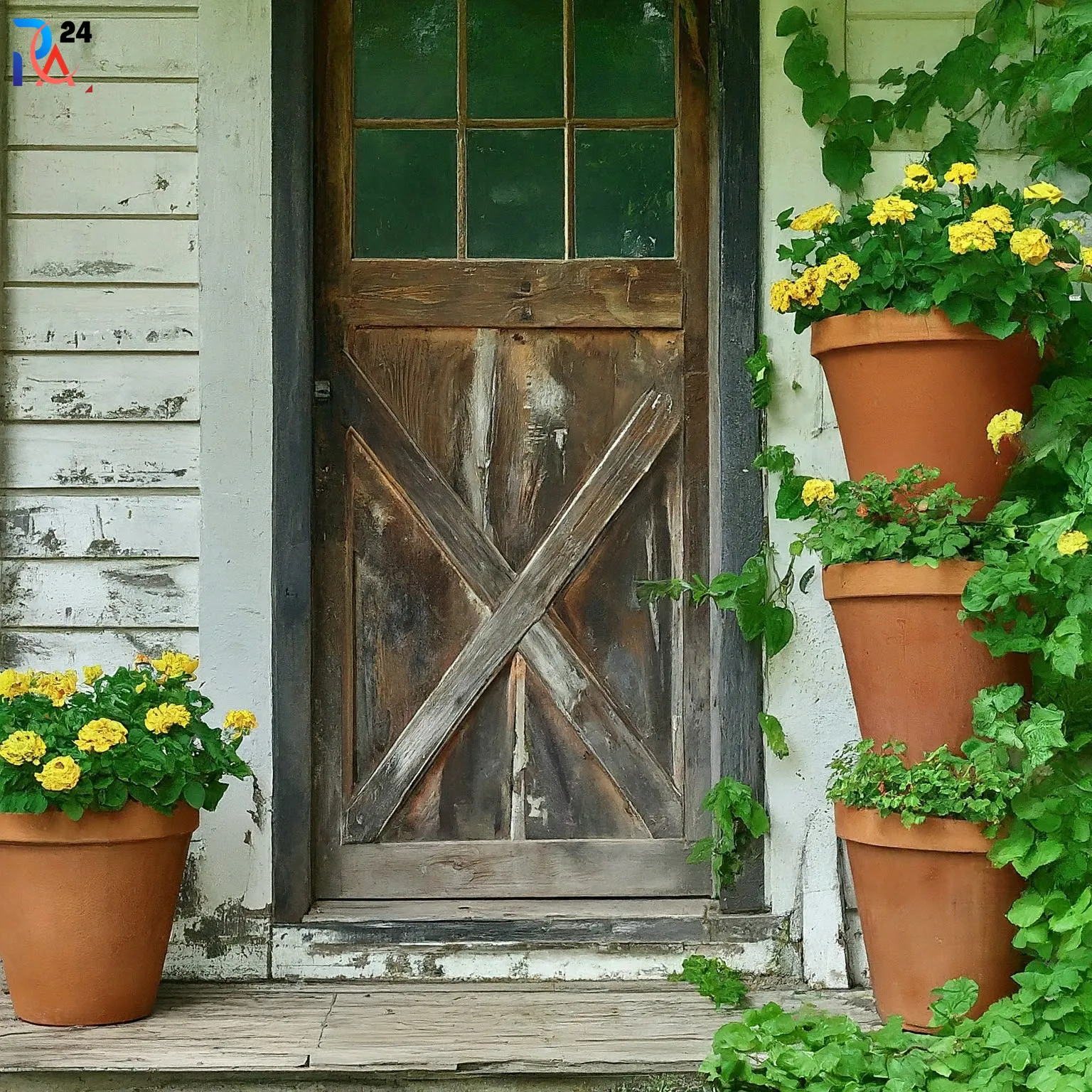 front door flower pot ideas331