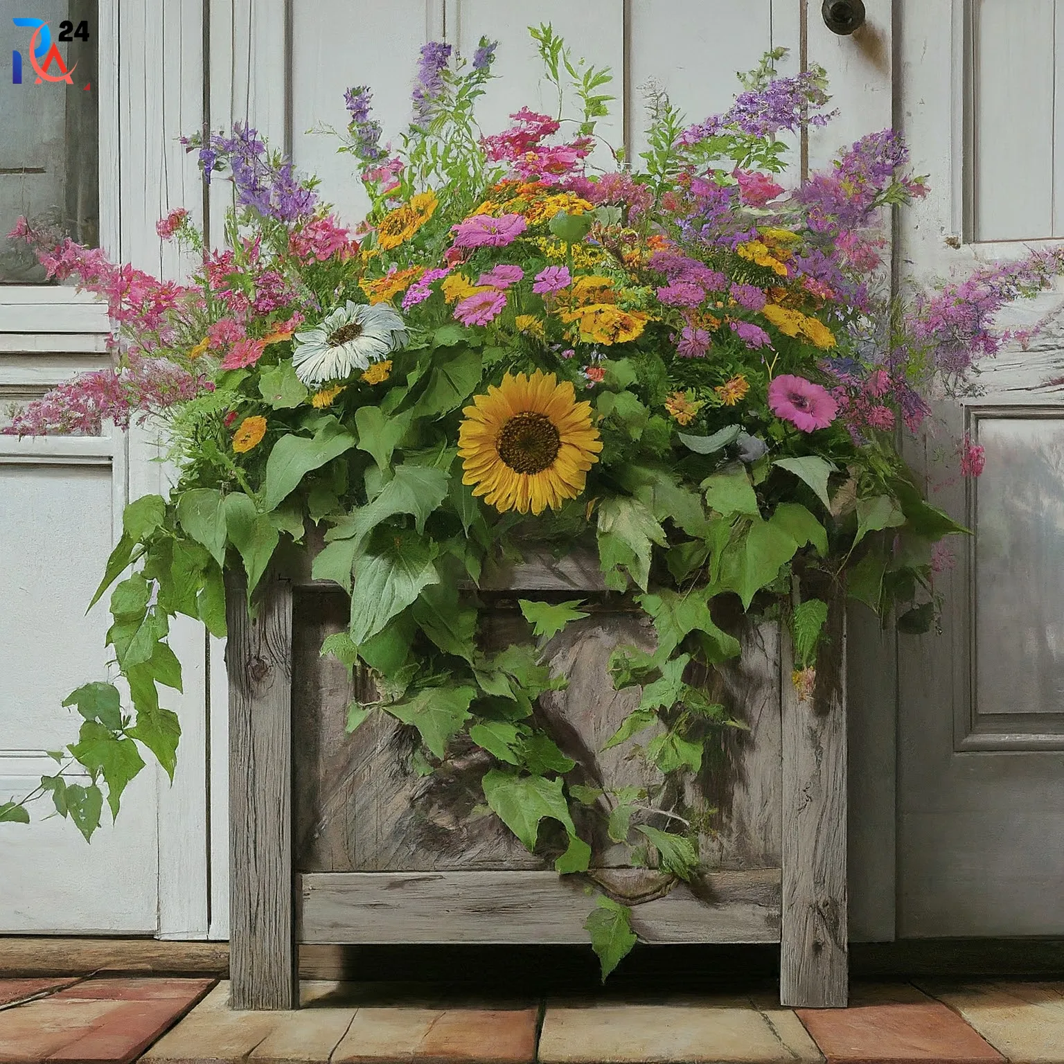 front door flower pot ideas81