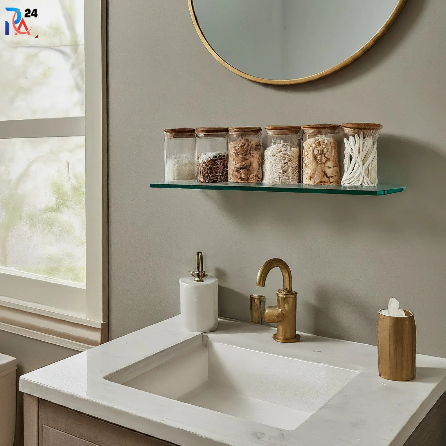 tiny bathroom storage ideas41