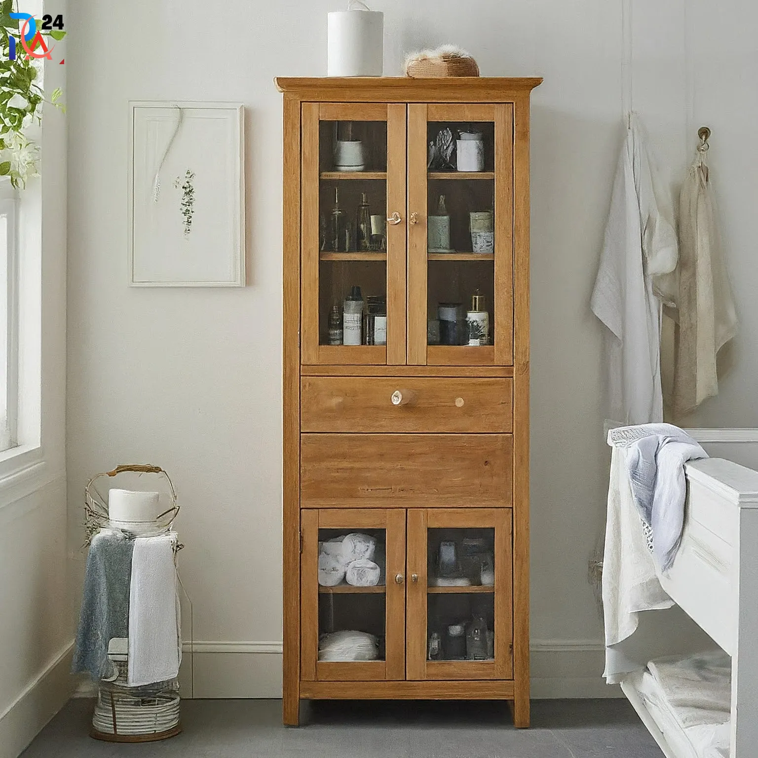 tiny bathroom storage ideas51