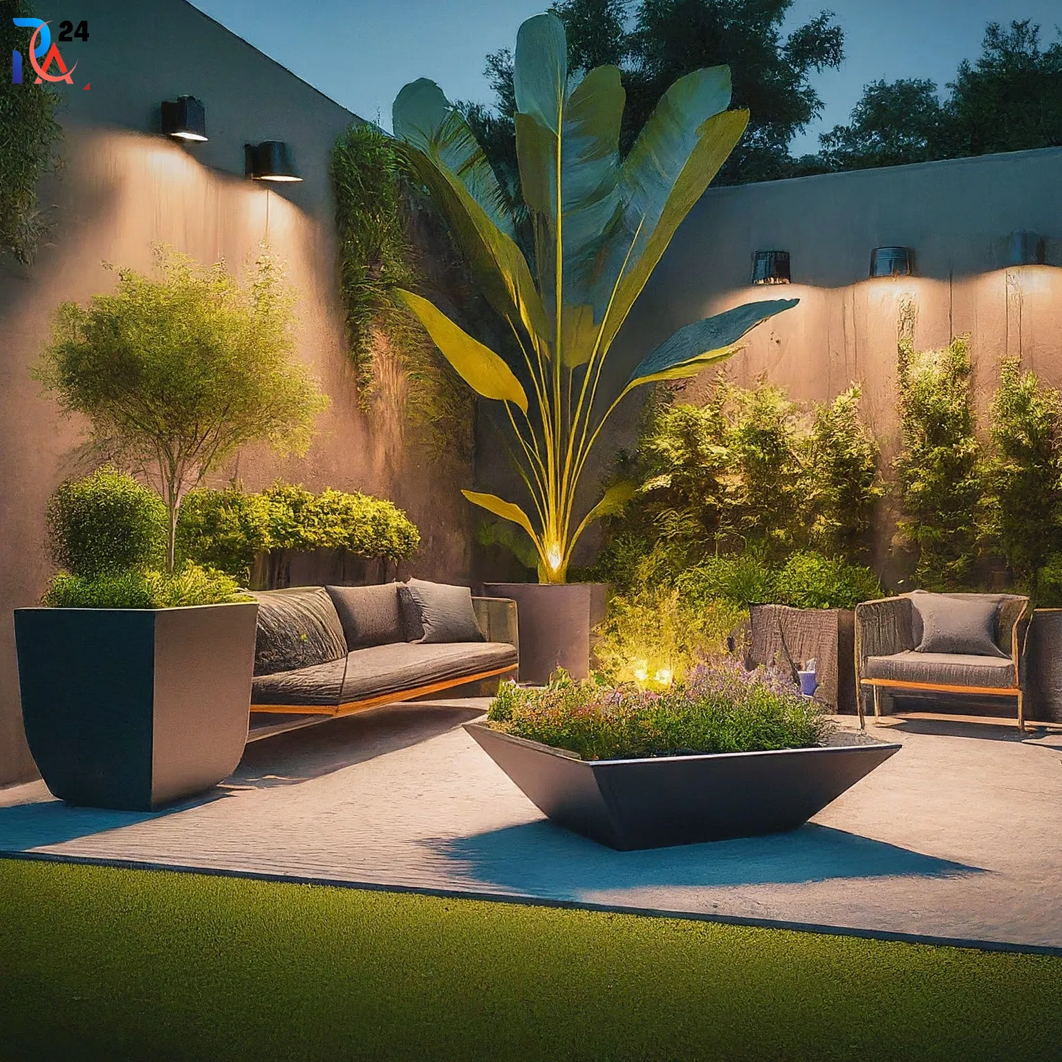 Backyard Landscaping Ideas with Lighting