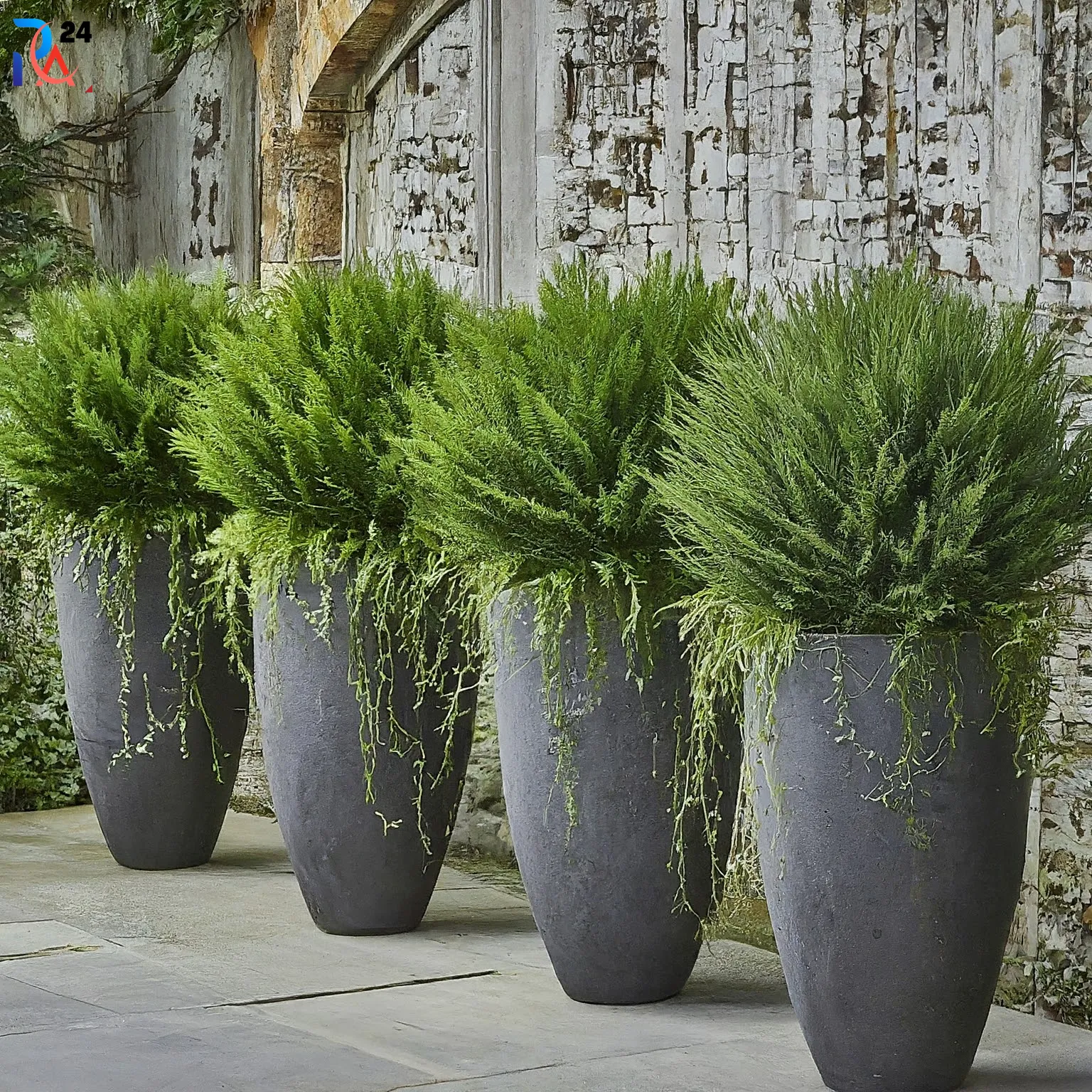 Sculptural tall planter ideas (4)