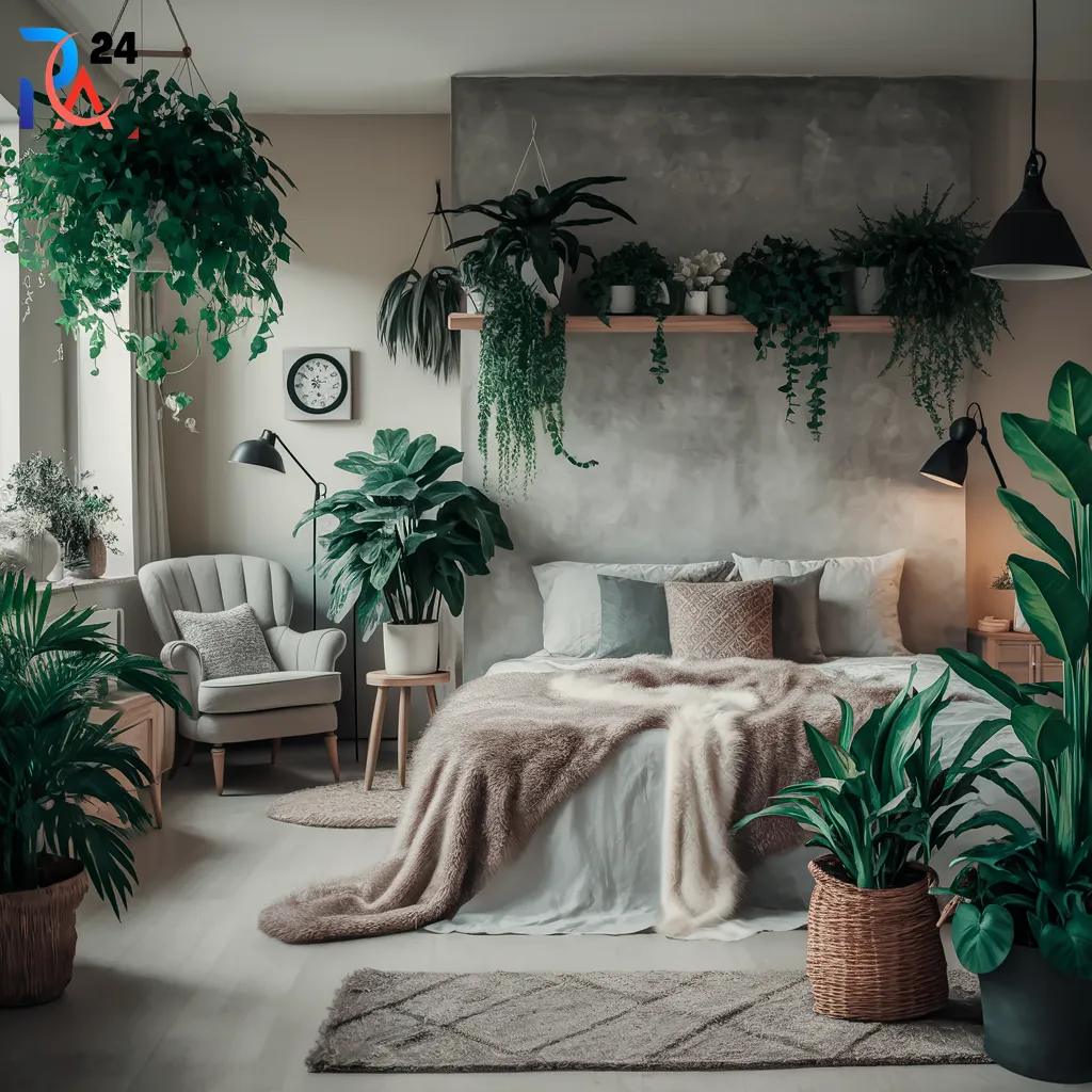 Home Bedroom Refresh Ideas with Plants and Greenery