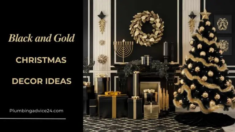 Black and Gold Christmas Decor