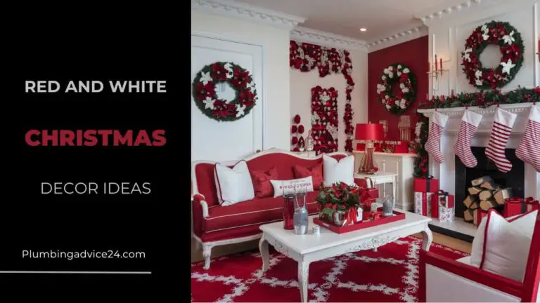 Red and White Christmas Decor Ideas