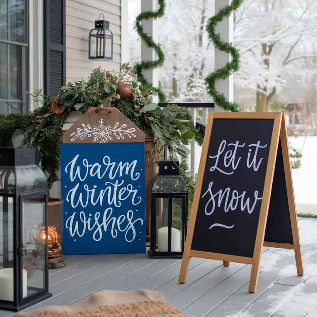 Seasonal Porch Signs