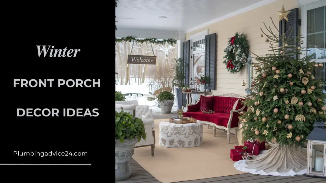 Winter Front Porch Decor