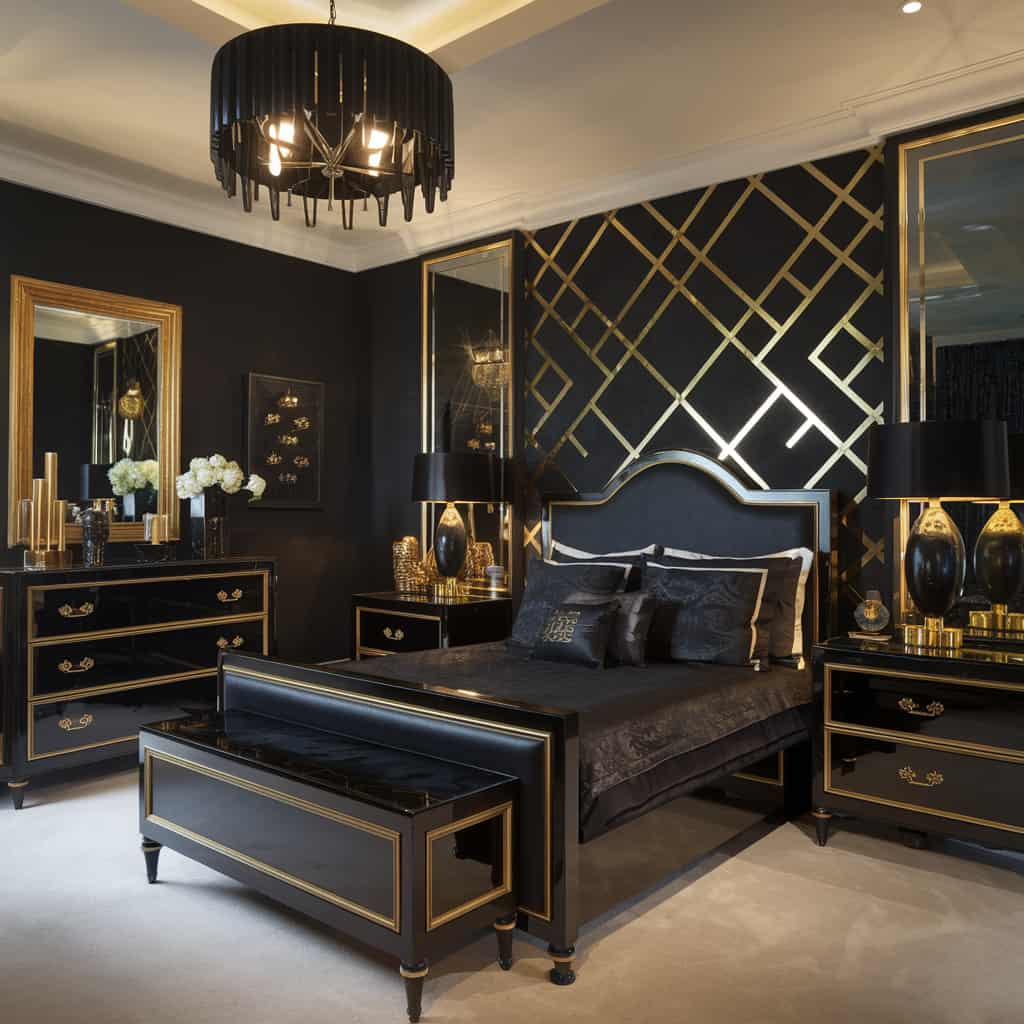 Black and Gold Decor