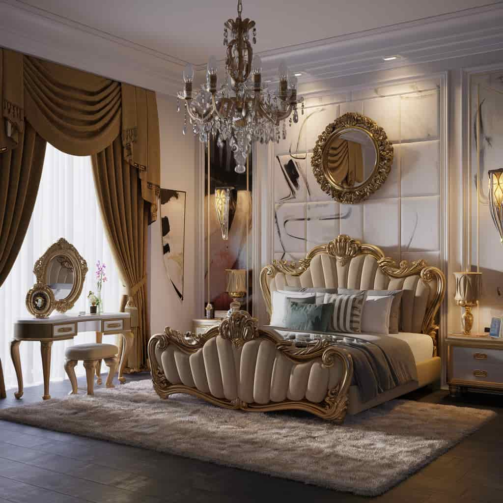 Bloxburg Bedroom Ideas with Luxury Mansion