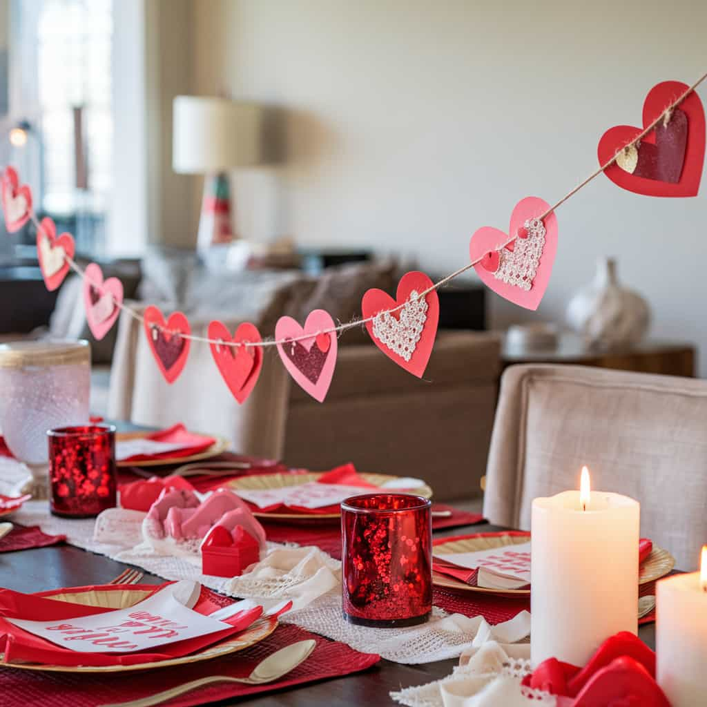 DIY Heart Garland