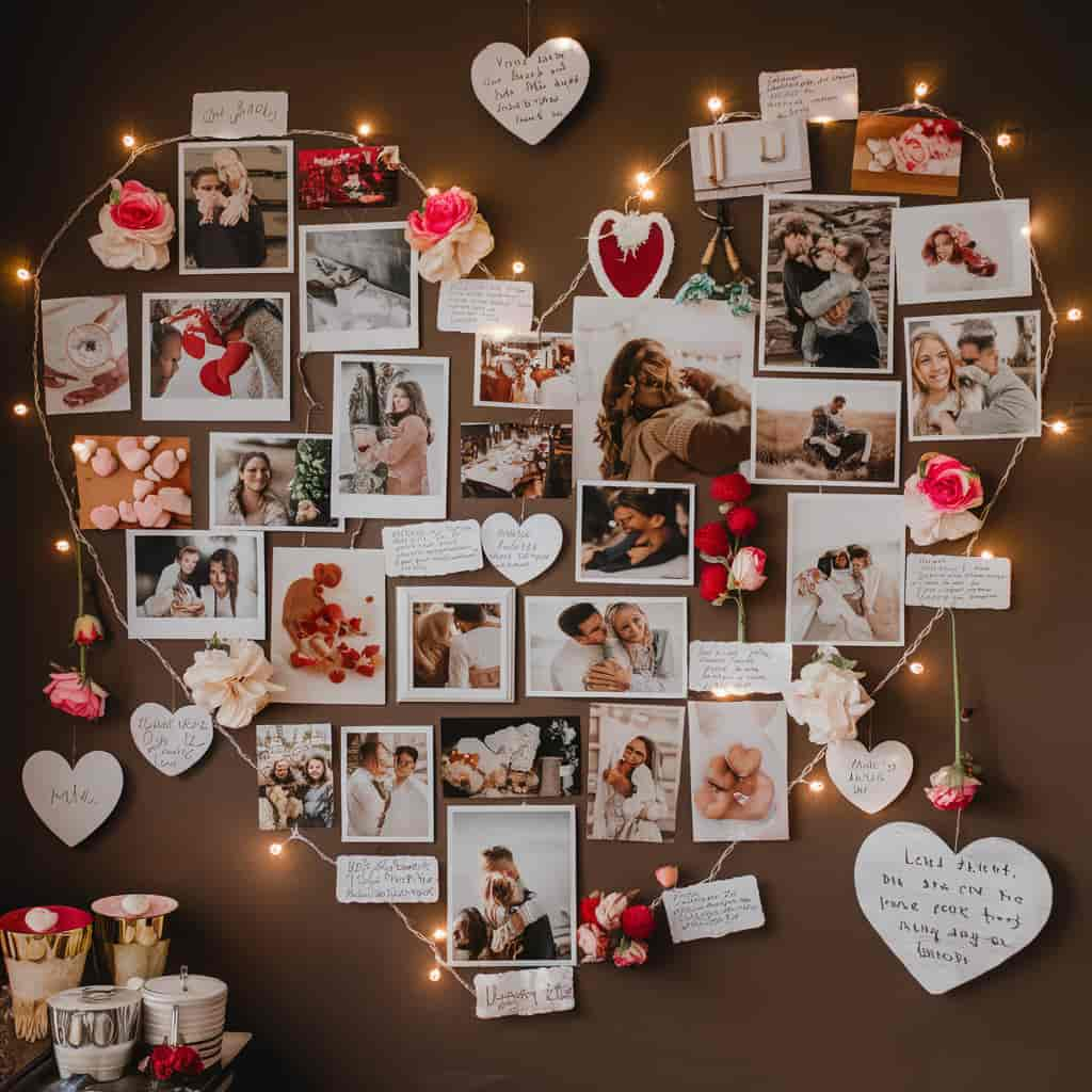 Valentine’s Photo Display