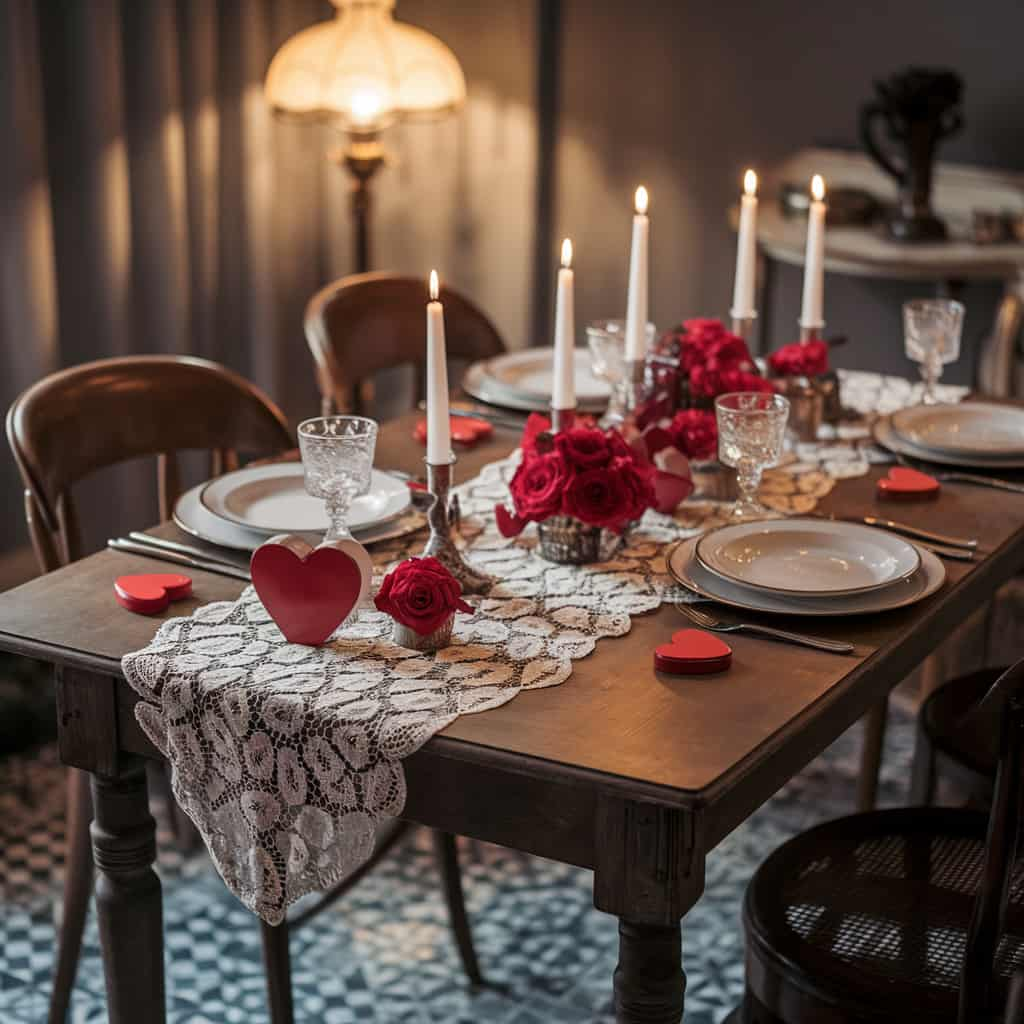 Vintage Lace Table Runner